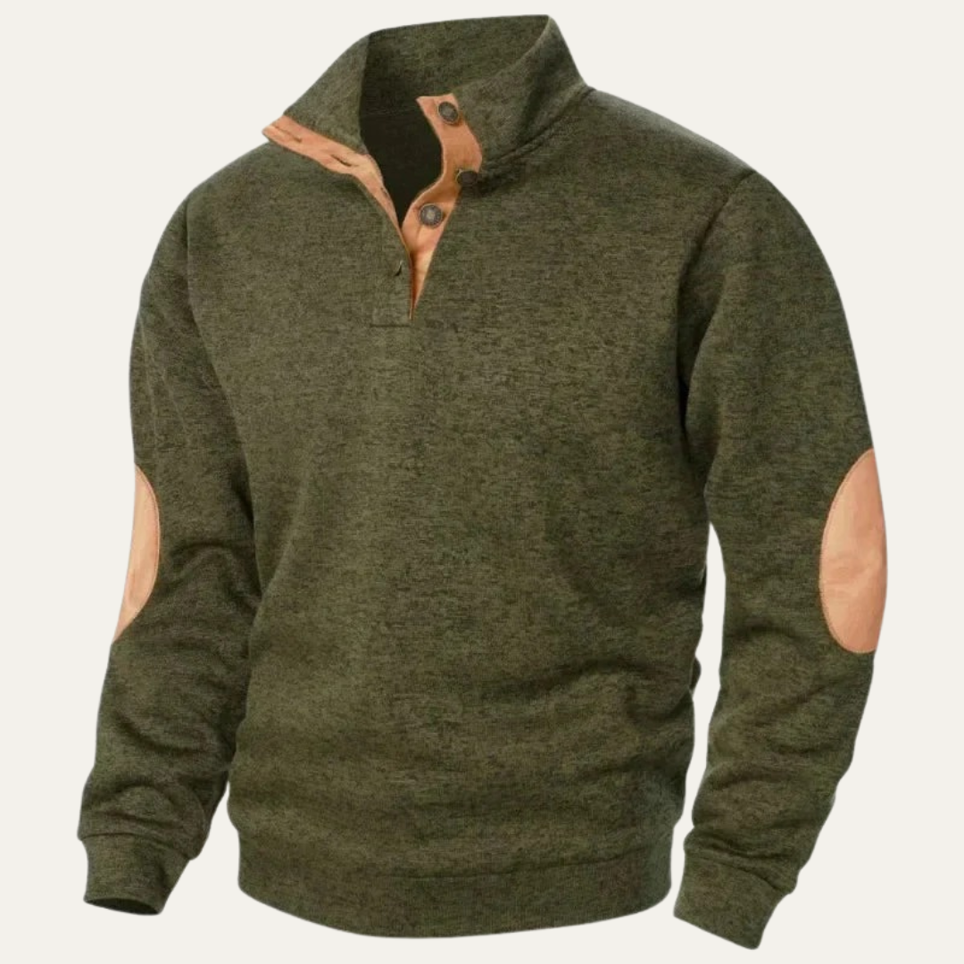 VogeLuxe | Men’s Casual Mock Neck Sweater
