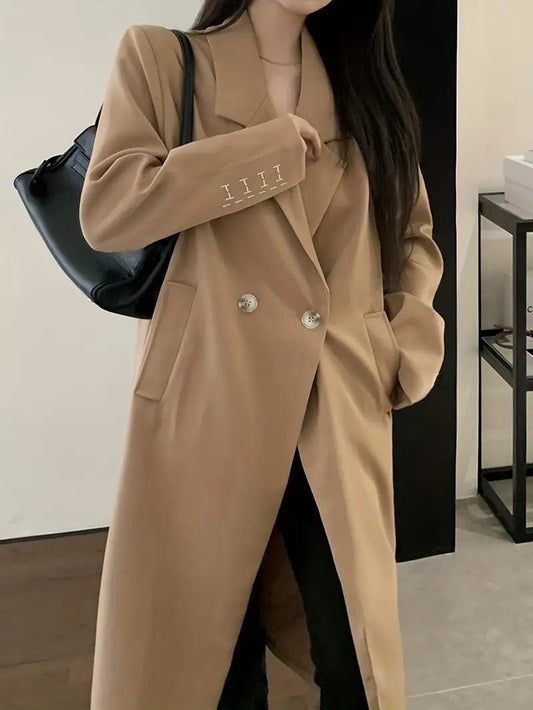 Warm Classic Women's Trench Coat - VogeLuxe