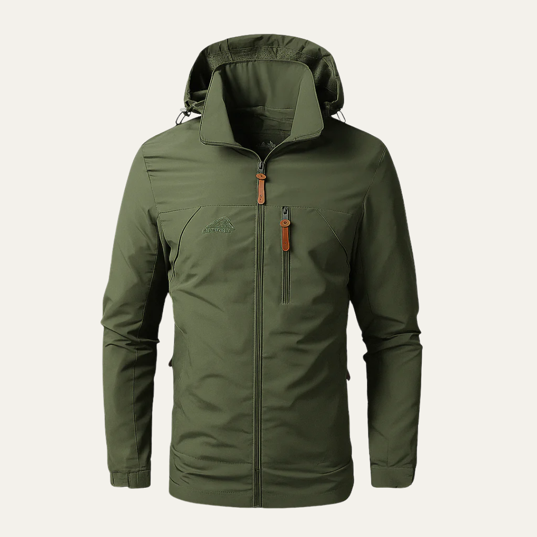 VogeLuxe | Men’s Lightweight Hooded Performance Zip Jacket