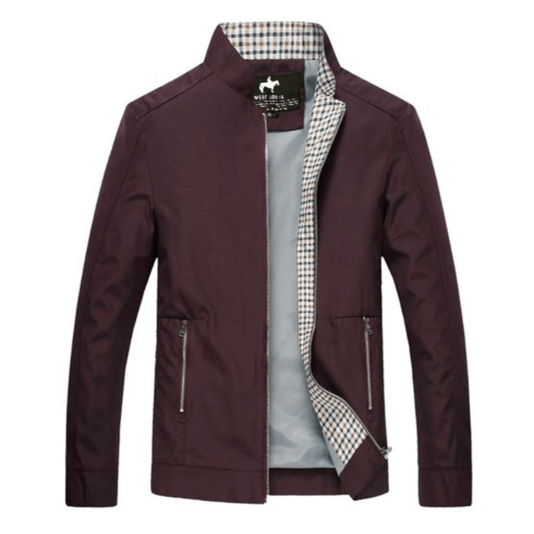 VogeLuxe | Men’s Classic Full Zip Blouson Jacket
