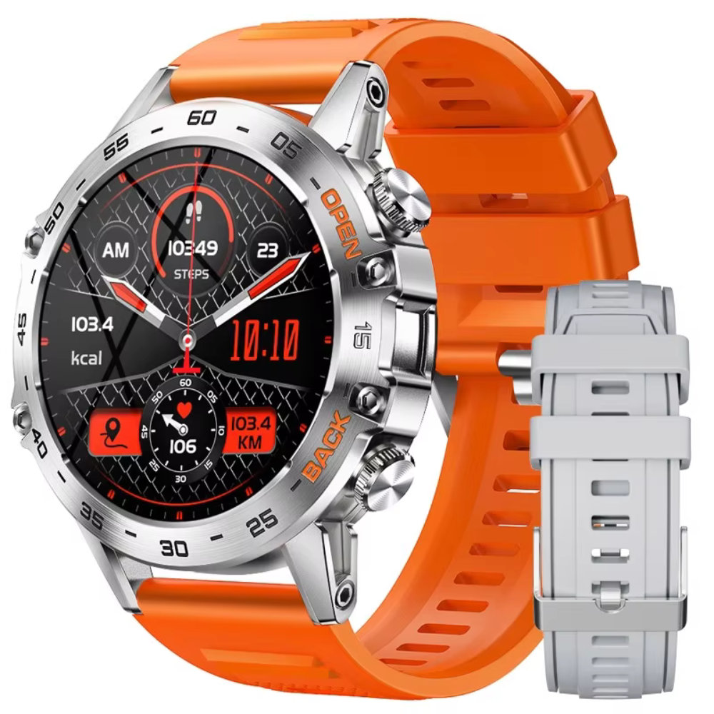 Edgy Bone Pattern Digital Watch