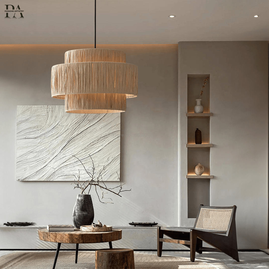 Stylish Woven Hanging Light - BritishElegance
