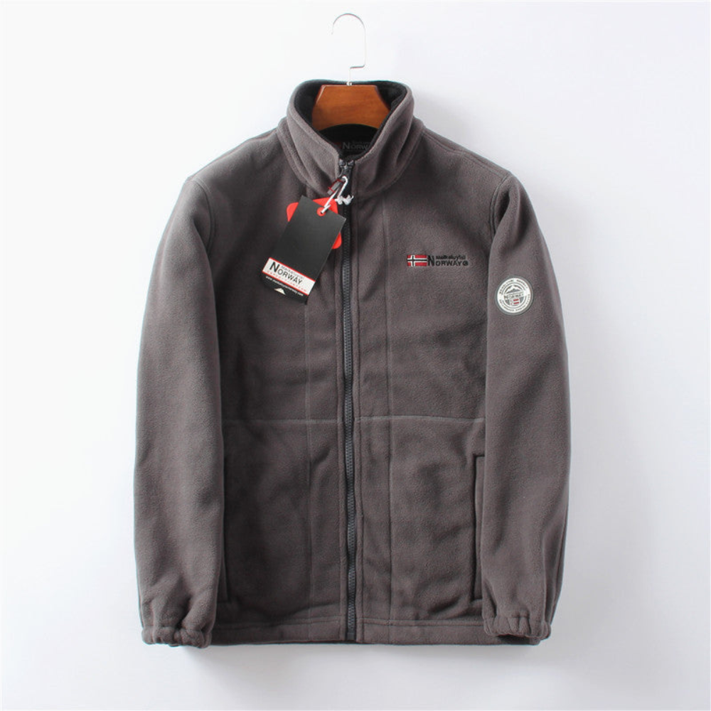 VogeLuxe | Men’s Soft Fleece Zip Jacket