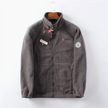 VogeLuxe | Men’s Soft Fleece Zip Jacket