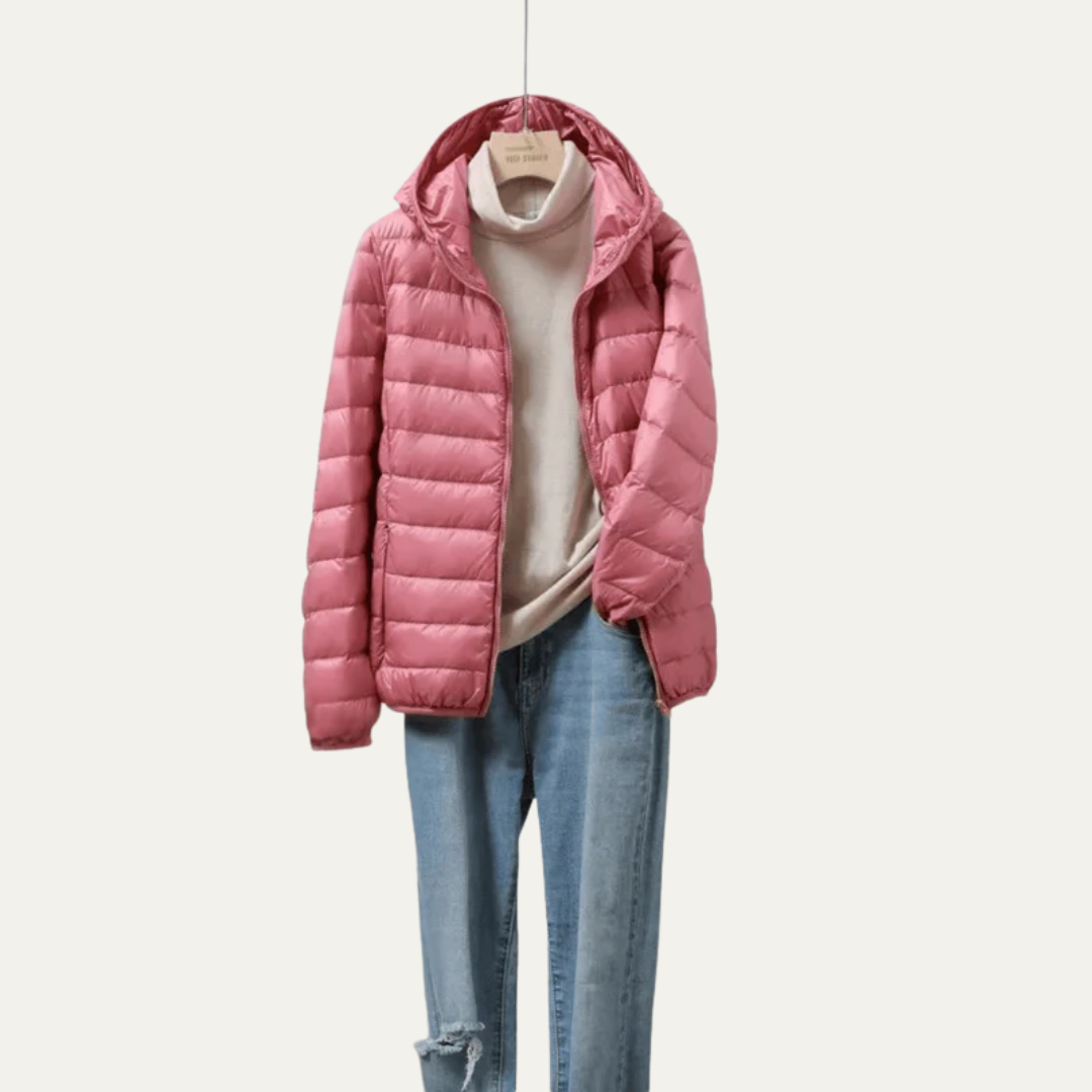 VogeLuxe | Women’s Shiny Ultralight Puffer Jacket