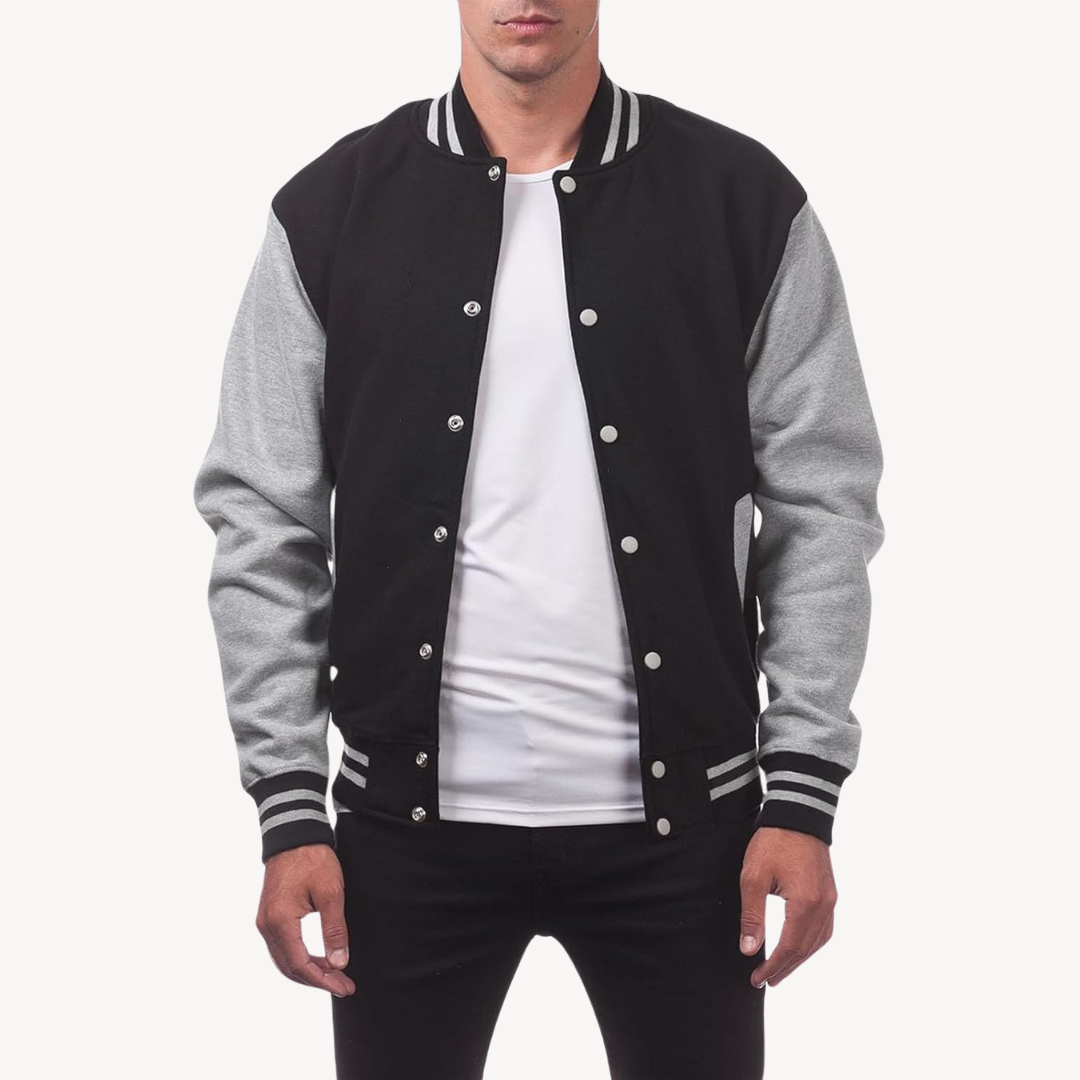 VogeLuxe | Men’s Color Block Varsity Jacket