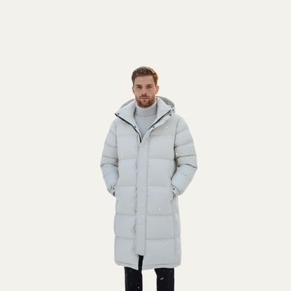 VogeLuxe | Men’s Insulated Long Quilted Puffer Coat