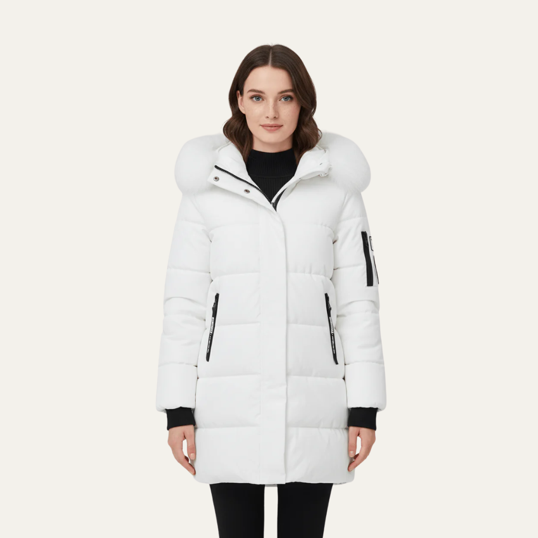 VogeLuxe | Women’s Insulated Mid-Length Puffer Coat