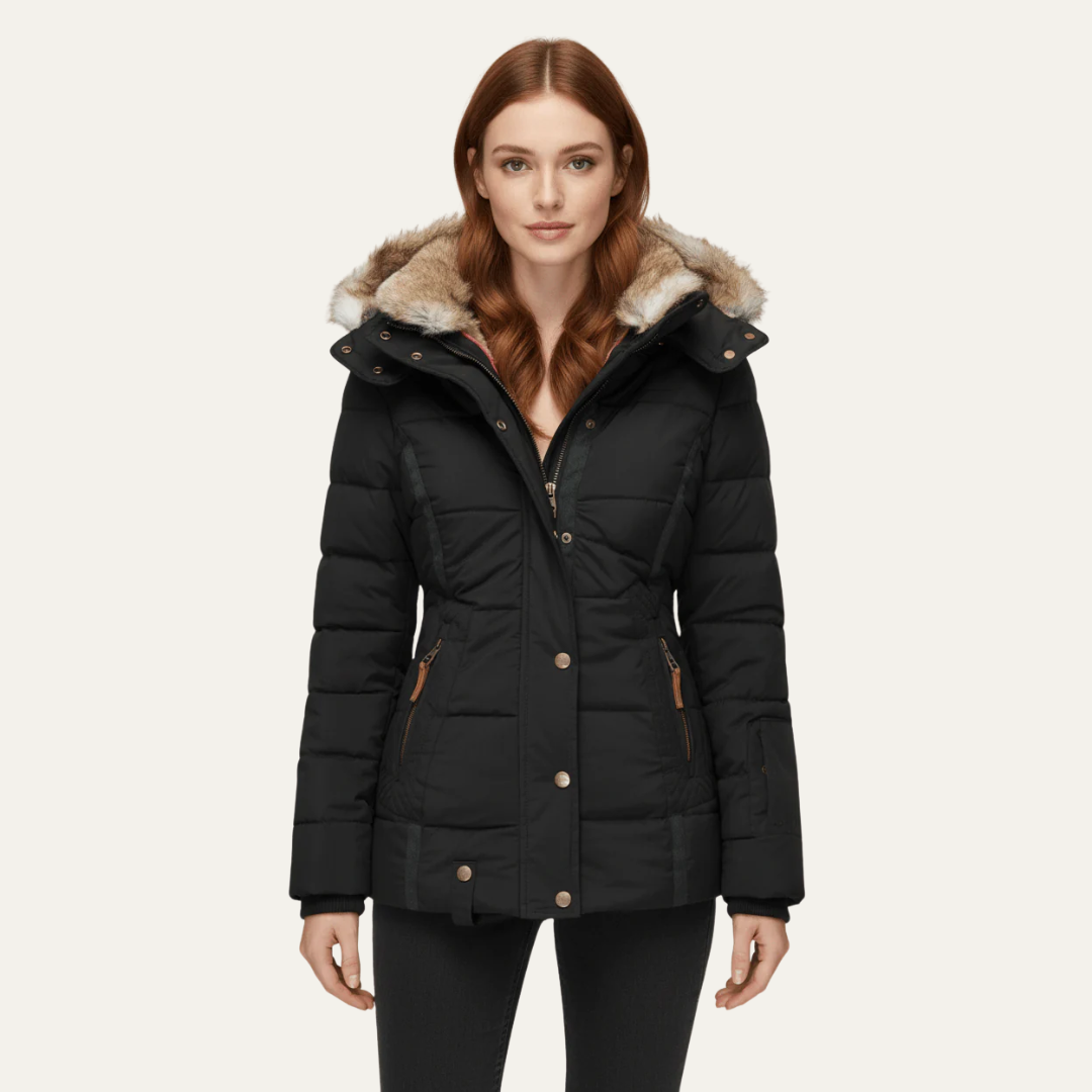 VogeLuxe | Women’s Luxe Faux Fur Puffer Jacket