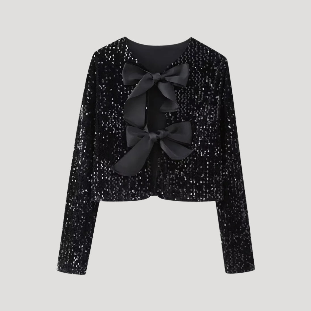 Ladies' Glamorous Sequin Cardigan - Fashion Party Wear
