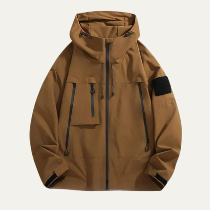 VogeLuxe | Men’s Technical Waterproof Zip Jacket