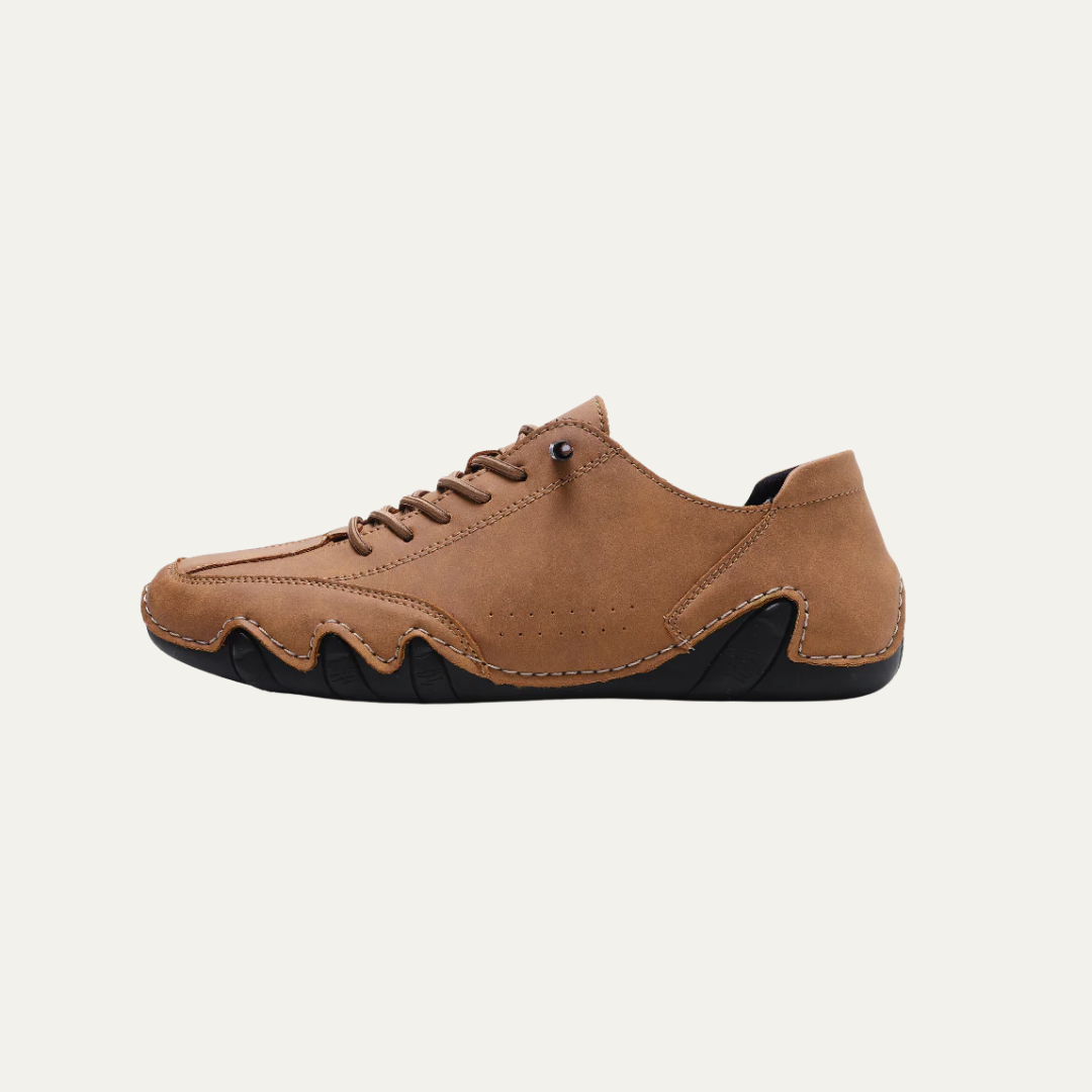 VogeLuxe | Men’s Suede Driving Loafers with Flexible Heel Grip