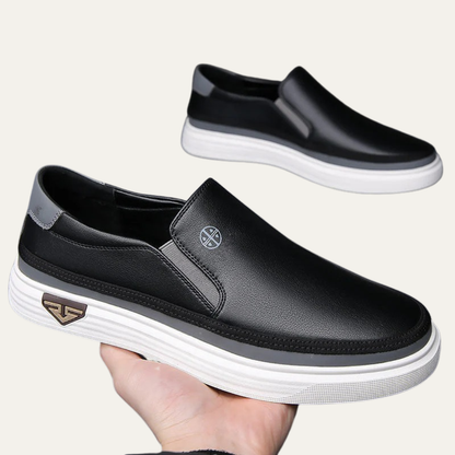 VogeLuxe | Men’s Casual Thick Sole Slip On Loafers