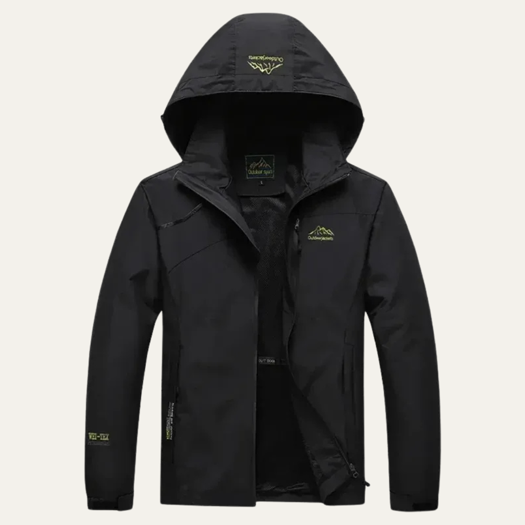 VogeLuxe | Men’s Waterproof Technical Rain Windbreaker