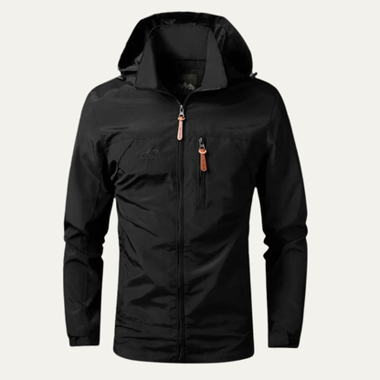 VogeLuxe | Men’s Lightweight Hooded Utility Windbreaker Jacket