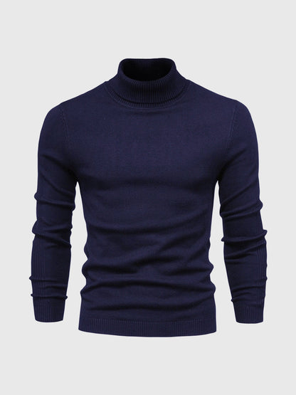 VogeLuxe | Men’s Slim Fit Lightweight Knit Turtleneck Sweater