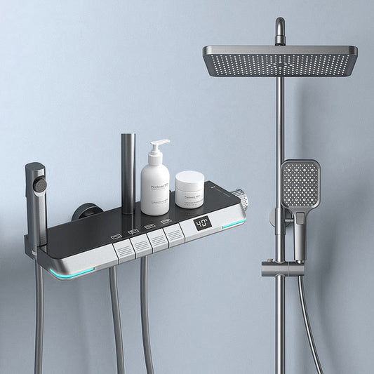 Advanced Digital Shower System with Temperature Control - BritishElegance