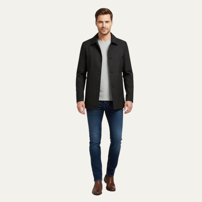 VogeLuxe | Men’s Classic Straight-Cut Coat