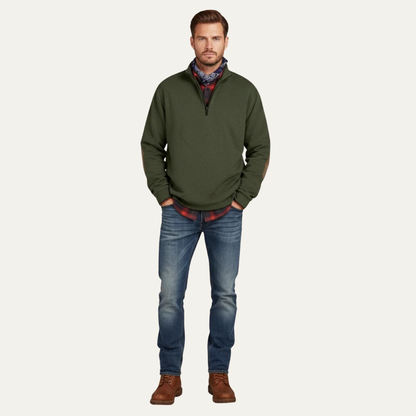 VogeLuxe | Men’s Classic Fine Knit Crew Neck Sweater