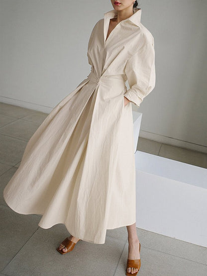 Ladies' Fall Fashionable Long Dress
