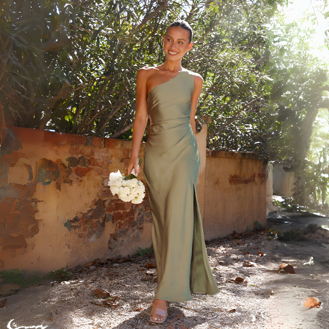 Neysi | Chic One Shoulder Formal Gown