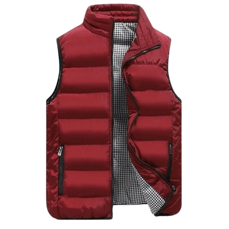 VogeLuxe | Men’s Quilted Sleeveless Puffer Vest