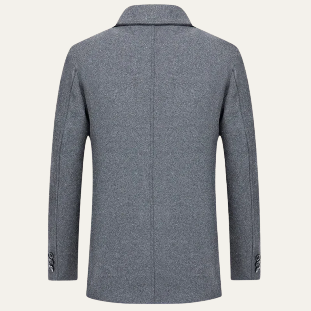 VogeLuxe | Men’s Sherpa-Lined Button Coat