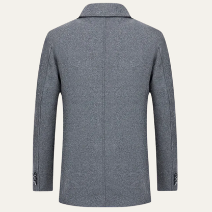VogeLuxe | Men’s Sherpa-Lined Button Coat