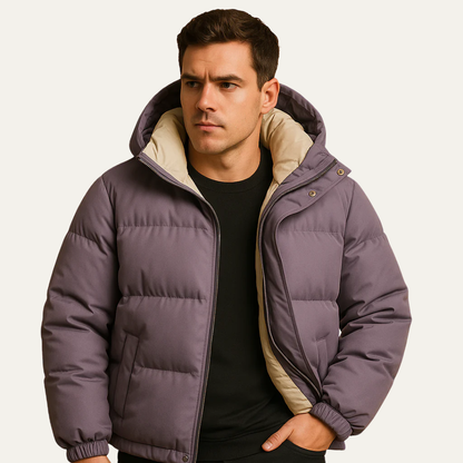 VogeLuxe | Men’s Quilted Puffer Down Jacket