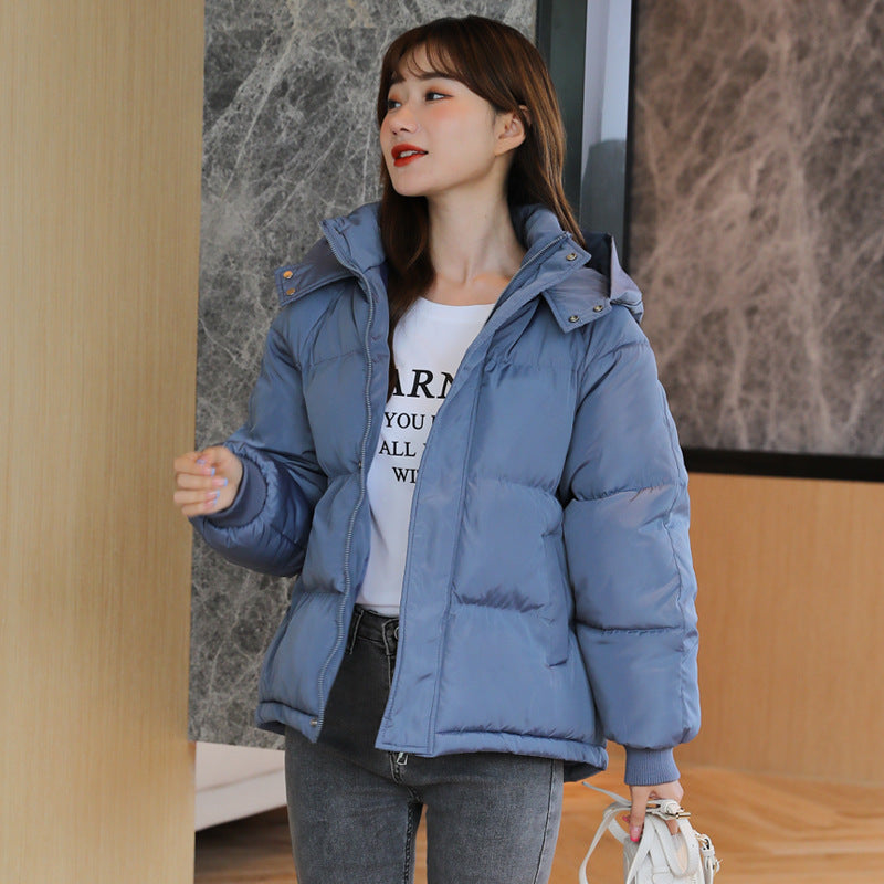 Women's Warm Puffer Coat with Hood