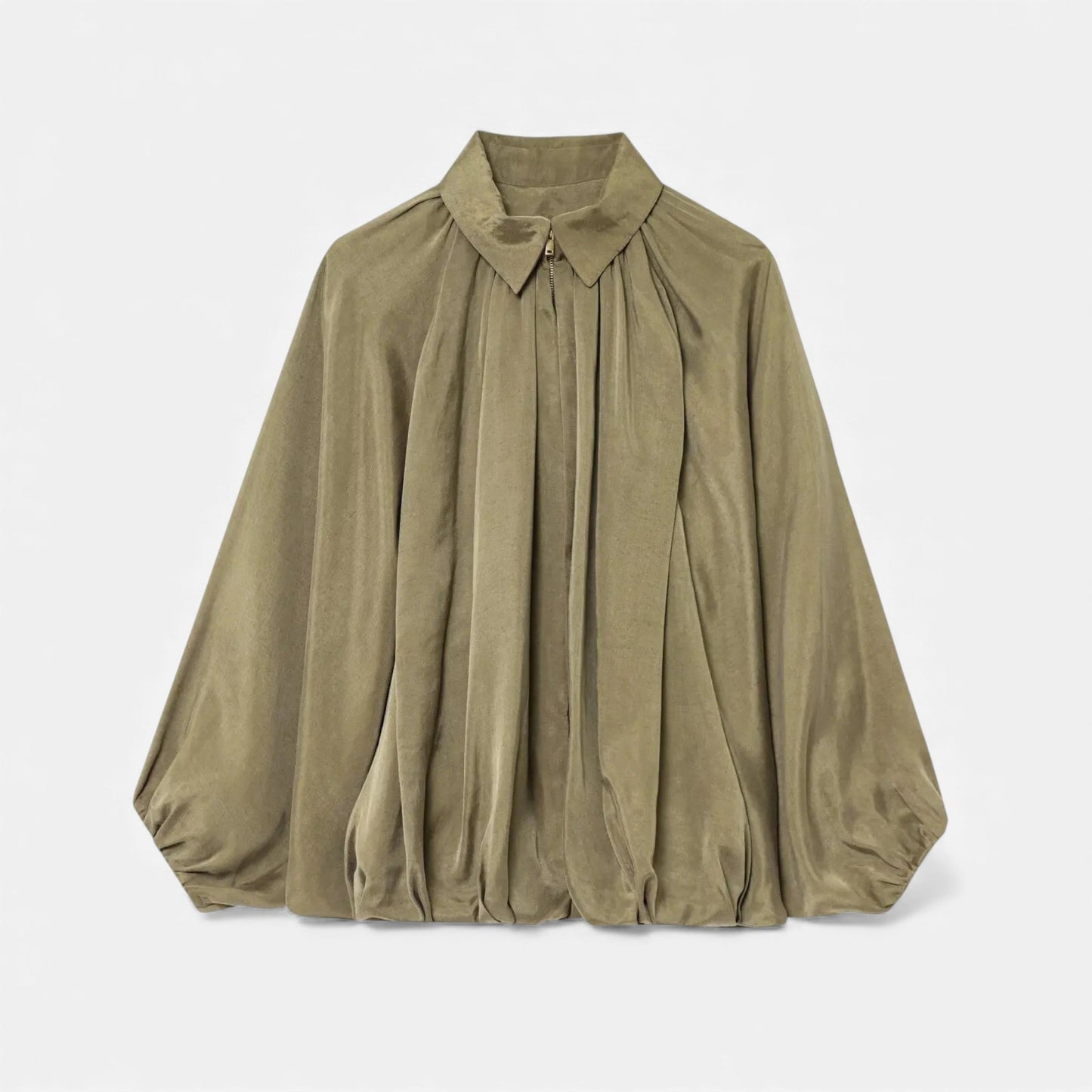 Elegant Ruffle Front Women's Blouse - VogeLuxe