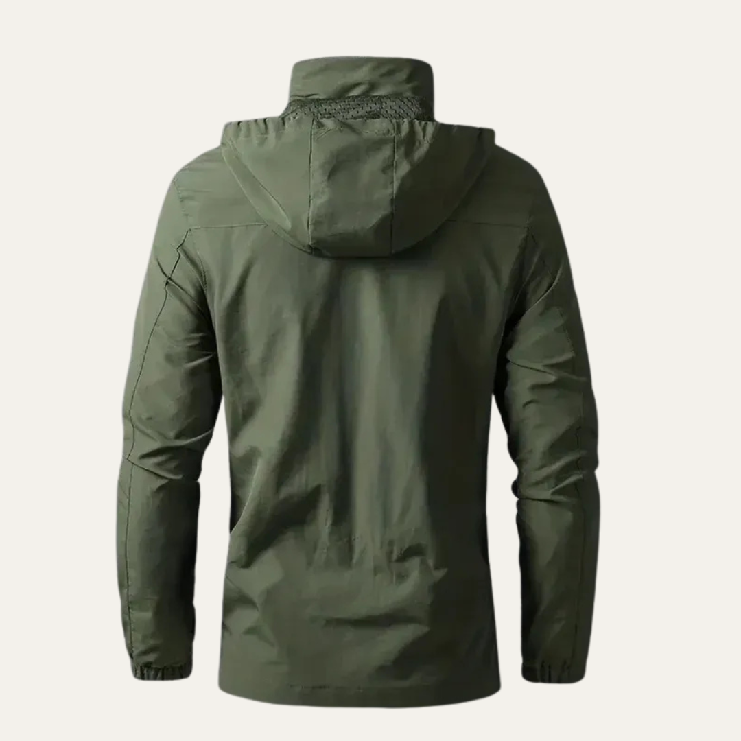VogeLuxe | Men’s Technical Hooded Windbreaker Jacket