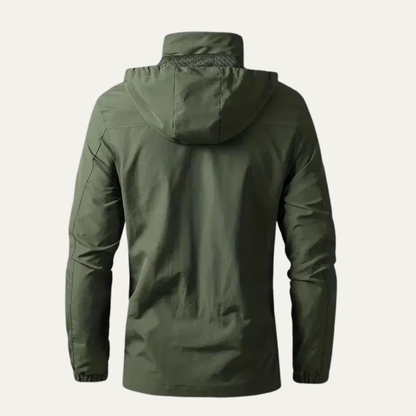 VogeLuxe | Men’s Technical Hooded Windbreaker Jacket