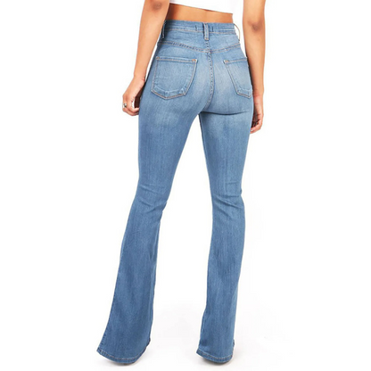 Trendy High Waist Slim Fit Women's Jeans Pants