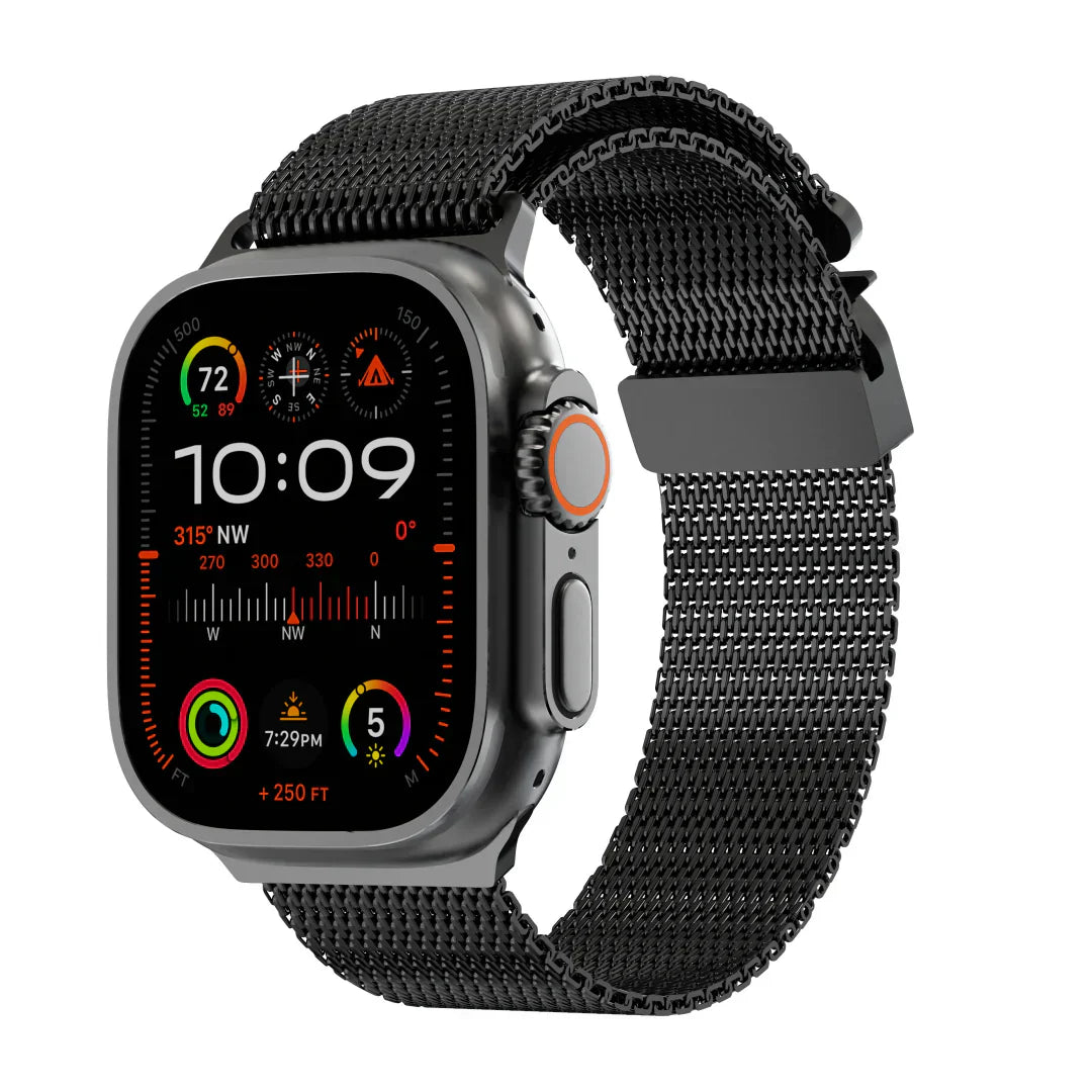Stainless Steel Milanese Loop Strap for Apple Watch - VogeLuxe