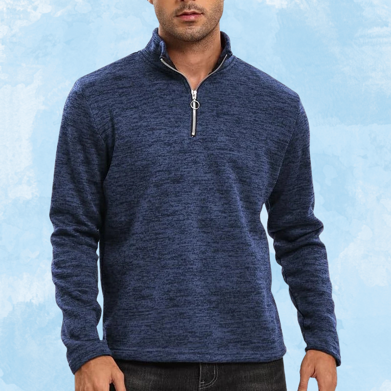 Warm Men's High Neck Winter Sweater
