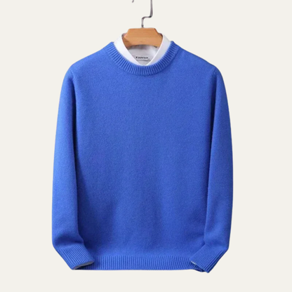 VogeLuxe | Men’s Fine Knit Crewneck Sweater