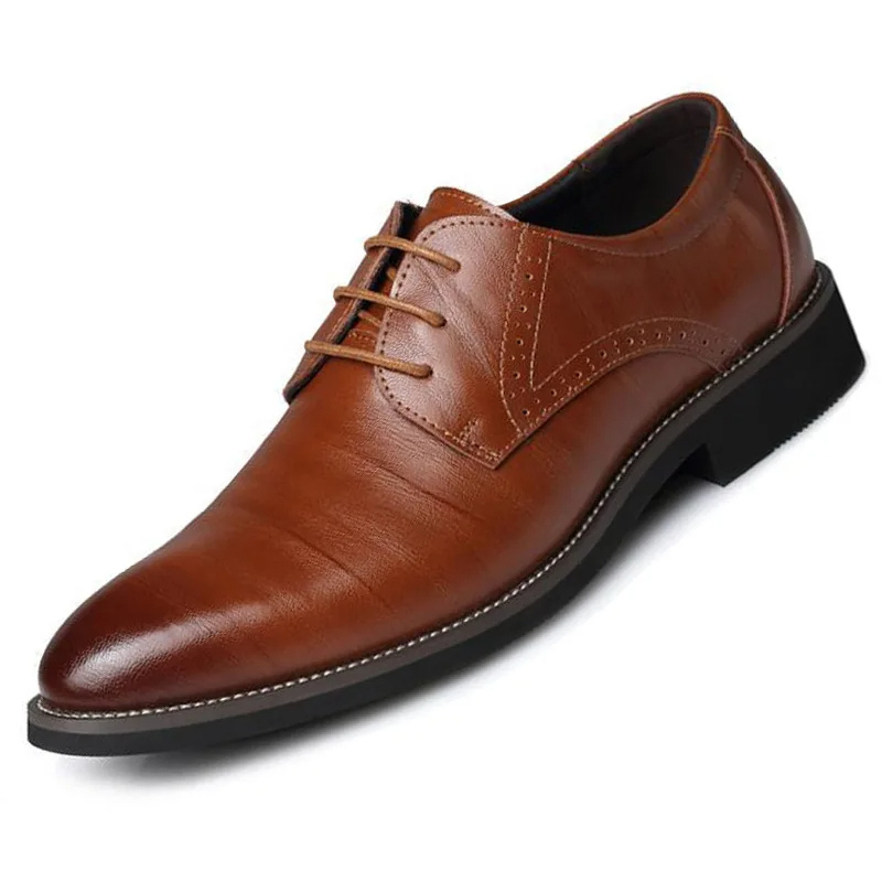 Men's Leather Lace Up Dress Shoes