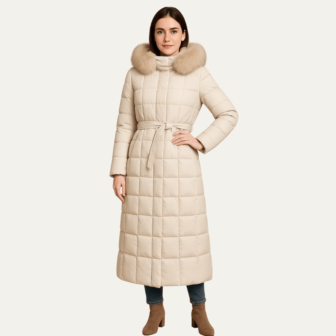VogeLuxe | Women’s Elegant Maxi Puffer Coat