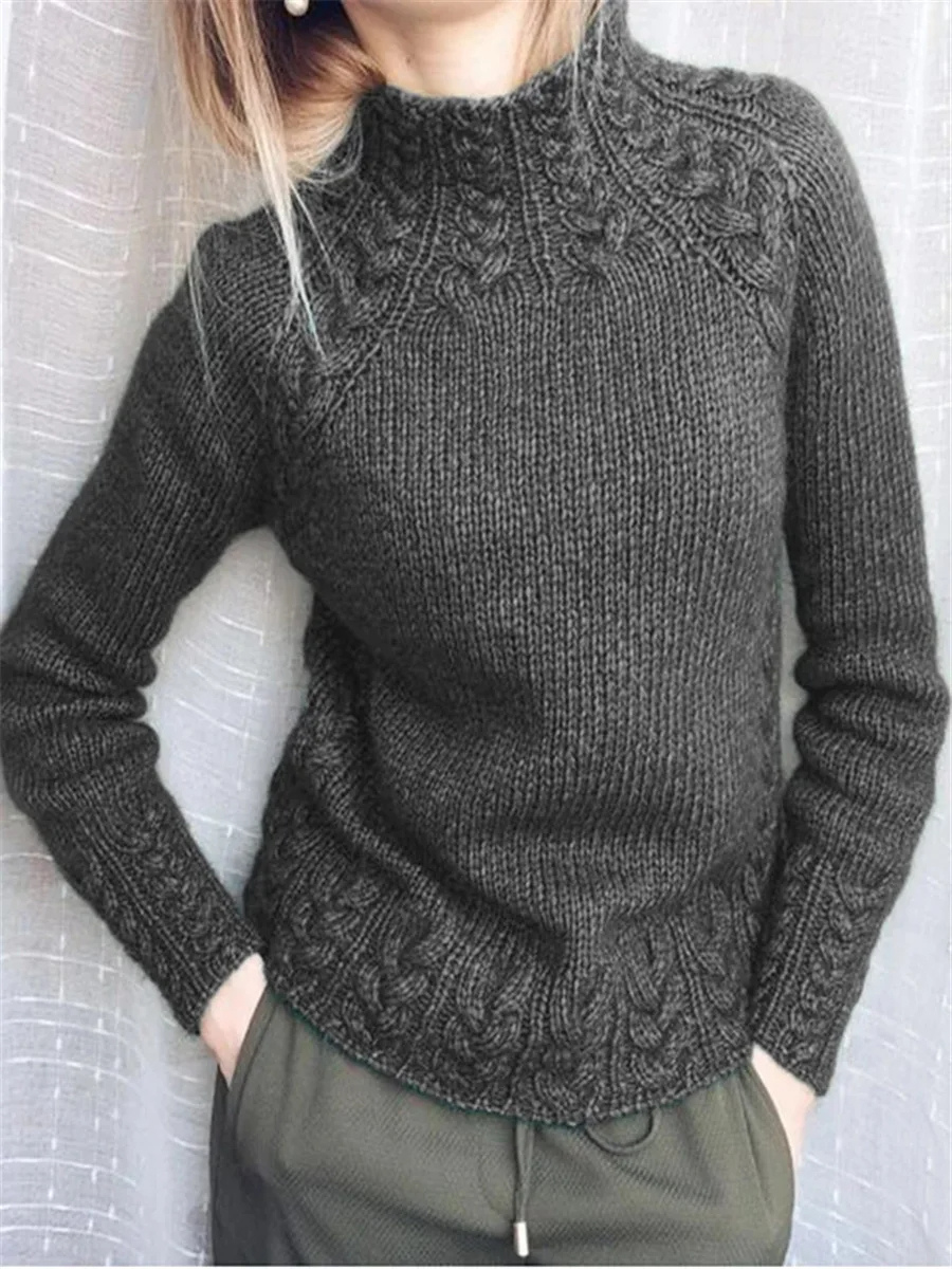 Stylish Women's Fit Knitted Winter Sweater