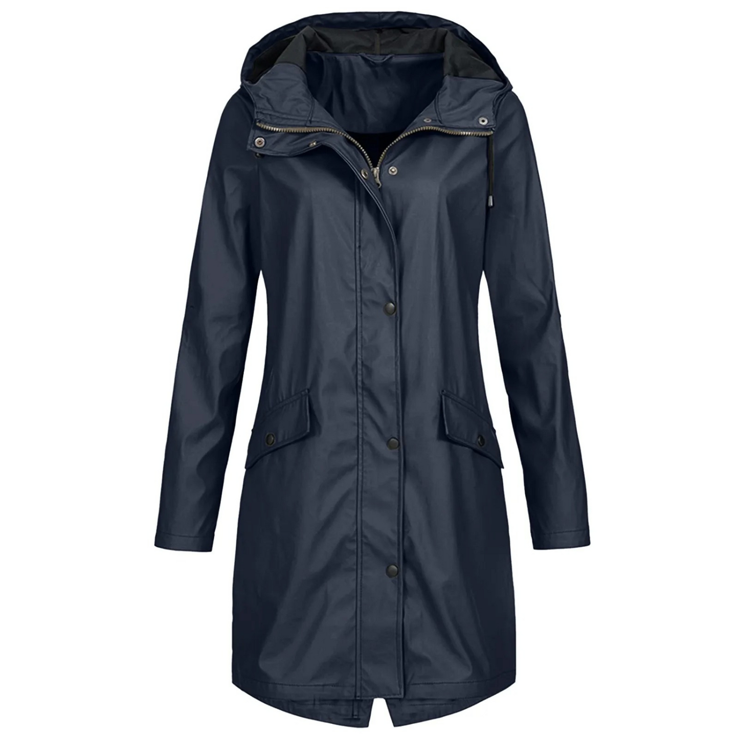 Relaxed Fit Water Resistant Trench Coat - VogeLuxe