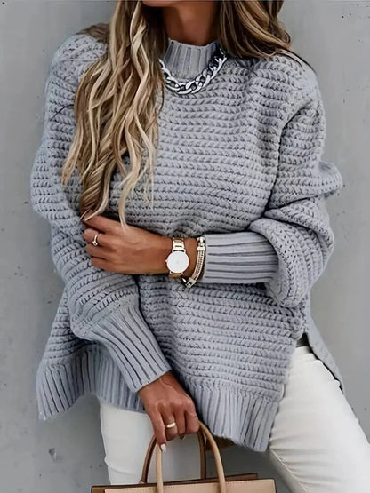 Soft Women's Cashmere Winter Sweater with Chic Details
