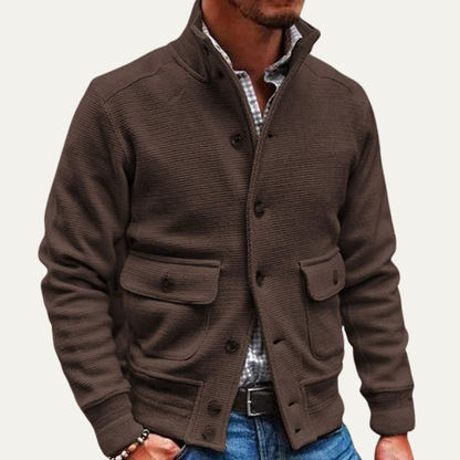 VogeLuxe | Men’s Knitted Cardigan Jacket