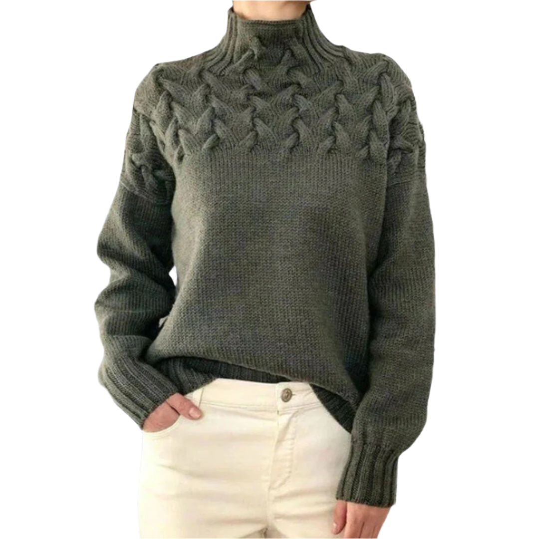 Soft Women's Crew Neck Knit Sweater