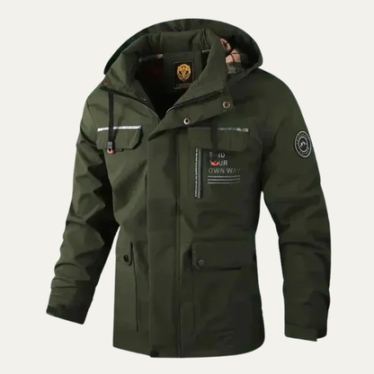 VogeLuxe | Men’s Tactical Outdoor Utility Parka Jacket