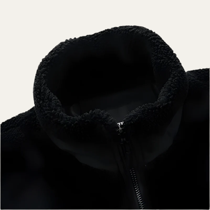 VogeLuxe | Men’s Textured Sherpa Fleece Jacket