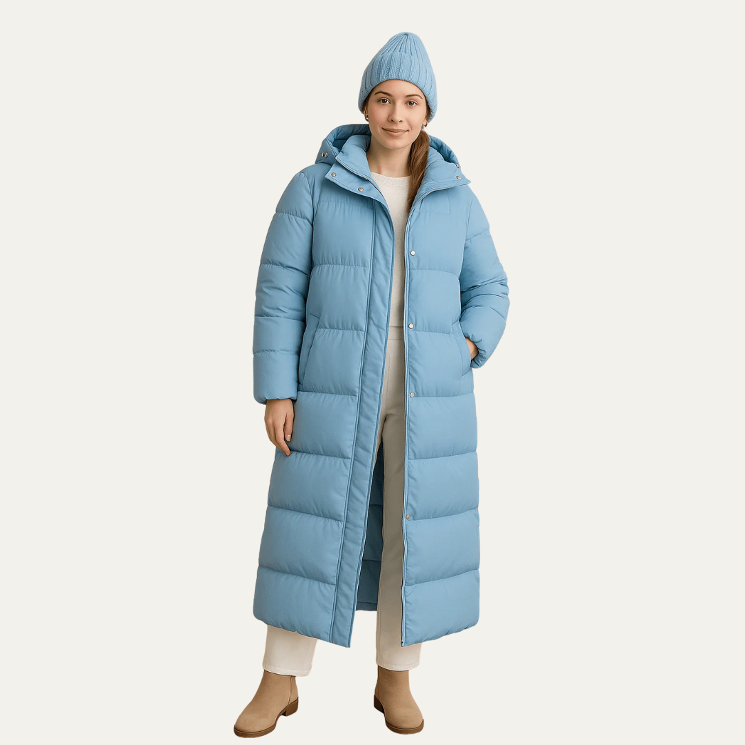 VogeLuxe | Women’s Oversized Maxi-Length Puffer Coat