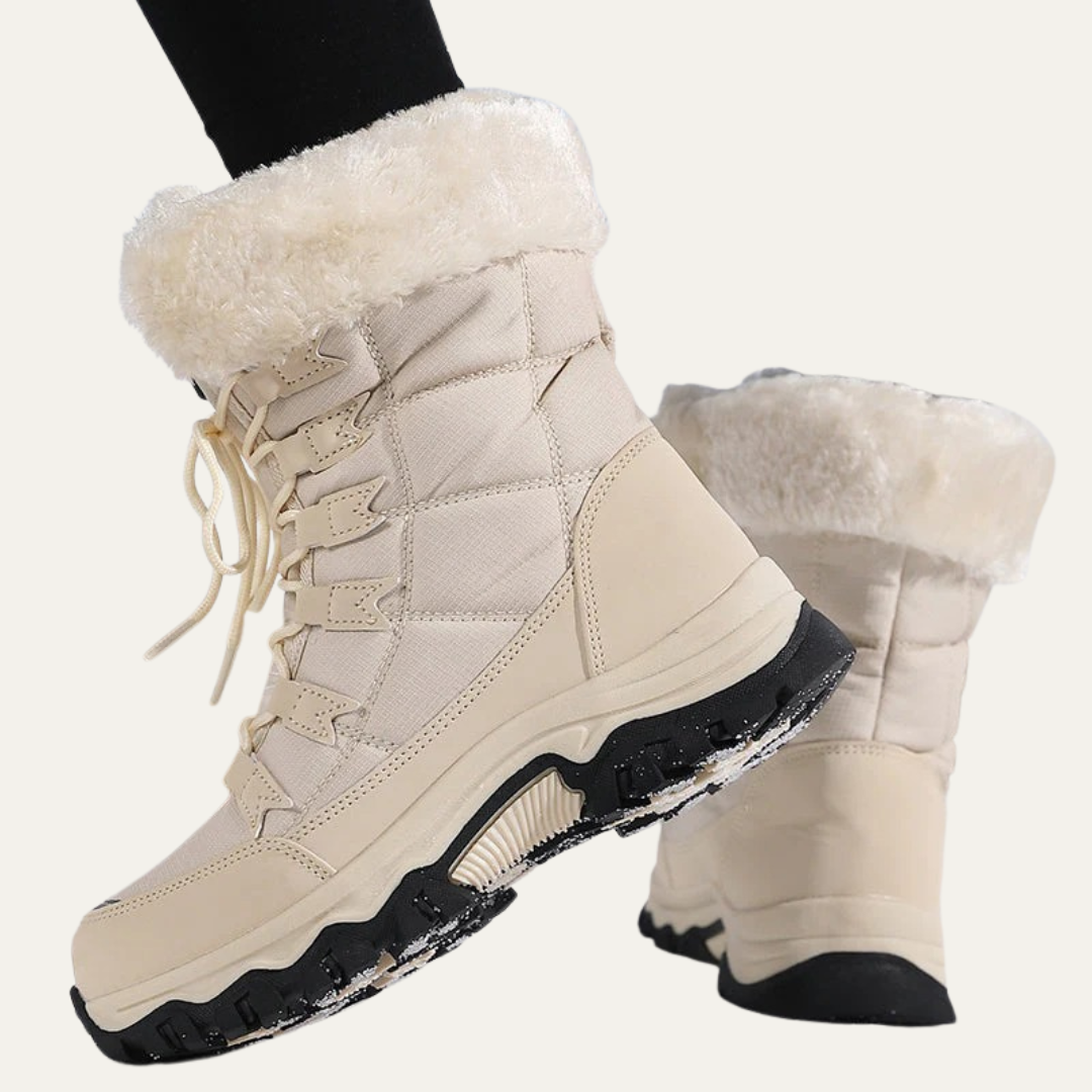 VogeLuxe | Women’s Heavy Duty Mid Calf Winter Platform Boots