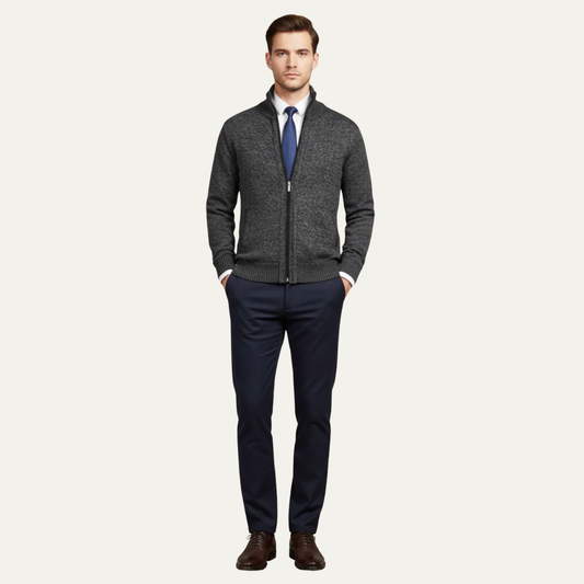 VogeLuxe | Men’s Plaid Flannel Faux Fur Lined Shirt Jacket