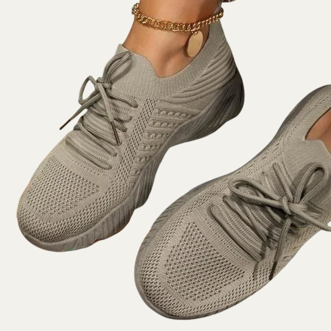 VogeLuxe | Women’s Lightweight Slip On Platform Sneakers